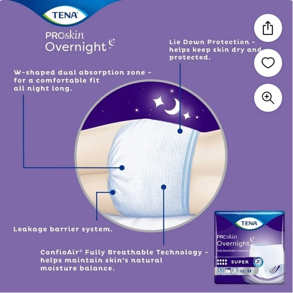 HUGE LOT 8 Packs NEW PREVAIL Incontinence Pads Long Reg. 20 ct each.Leaks/Menses - Picture 2 of 4